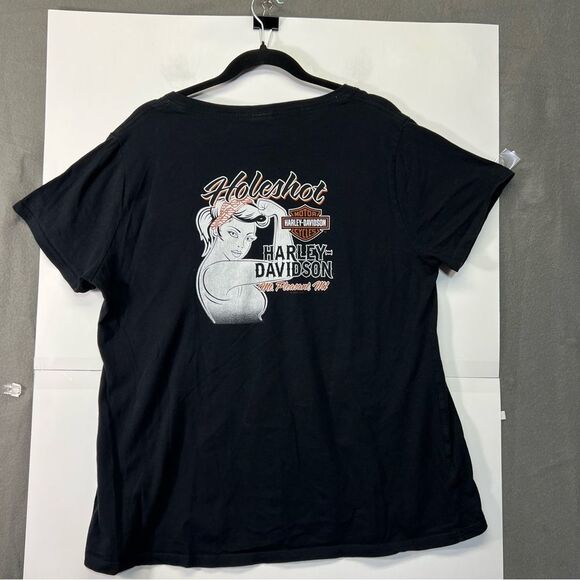 2x xxl Harley Davidson  V Neck Tee Shirt - Picture 12 of 15